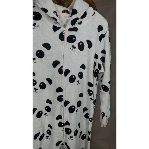 The Children’s Place Panda Hooded Fleece Onesie Kids 14 XL - Picture 3 of 5